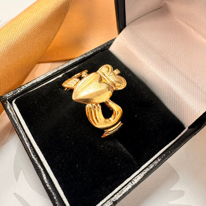 9ct Yellow Gold Claddagh Ring