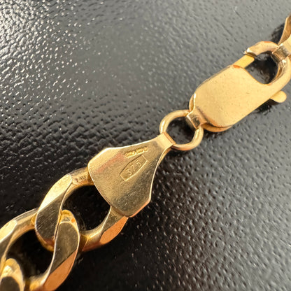 9ct Gold Curb Chain 26 Inch