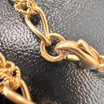 9ct Yellow Gold Fancy Link Bracelet