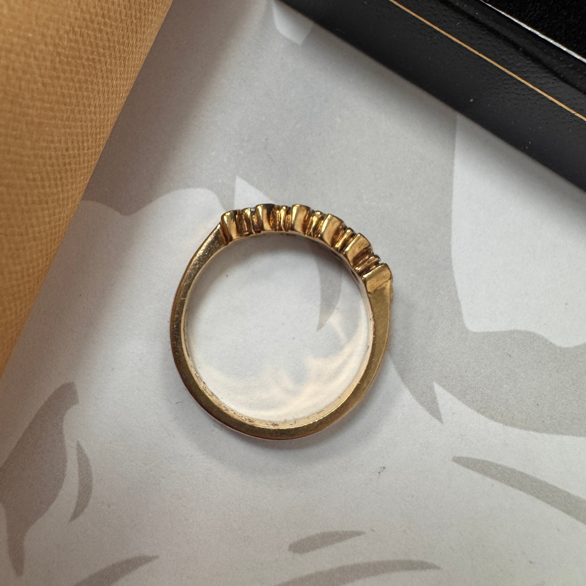 9ct Yellow Gold Five Stone Ring