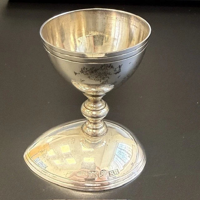 Vintage Brandimarte Firenze Italian Silver Double Egg Cup 70.7g