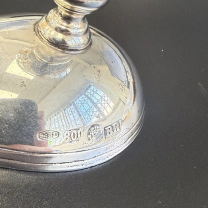 Vintage Brandimarte Firenze Italian Silver Double Egg Cup 70.7g