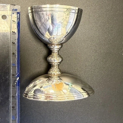 Vintage Brandimarte Firenze Italian Silver Double Egg Cup 70.7g