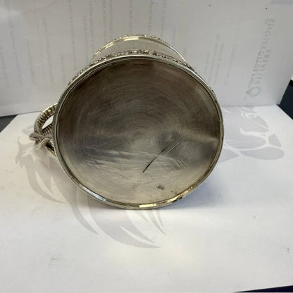 Georgian Sterling Silver Christening Mug Snake Handle Emes Barnard London 1812
