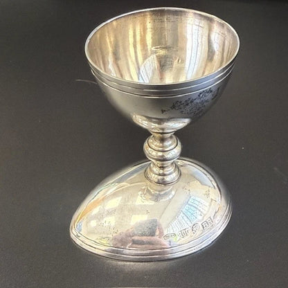 Vintage Brandimarte Firenze Italian Silver Double Egg Cup 70.7g