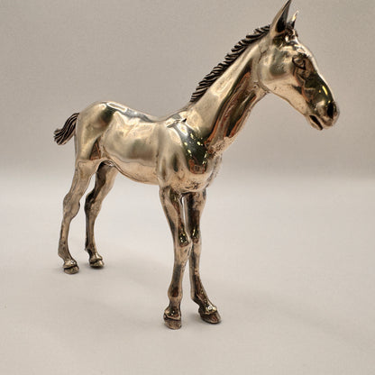 Sterling Silver White Foal Figurine