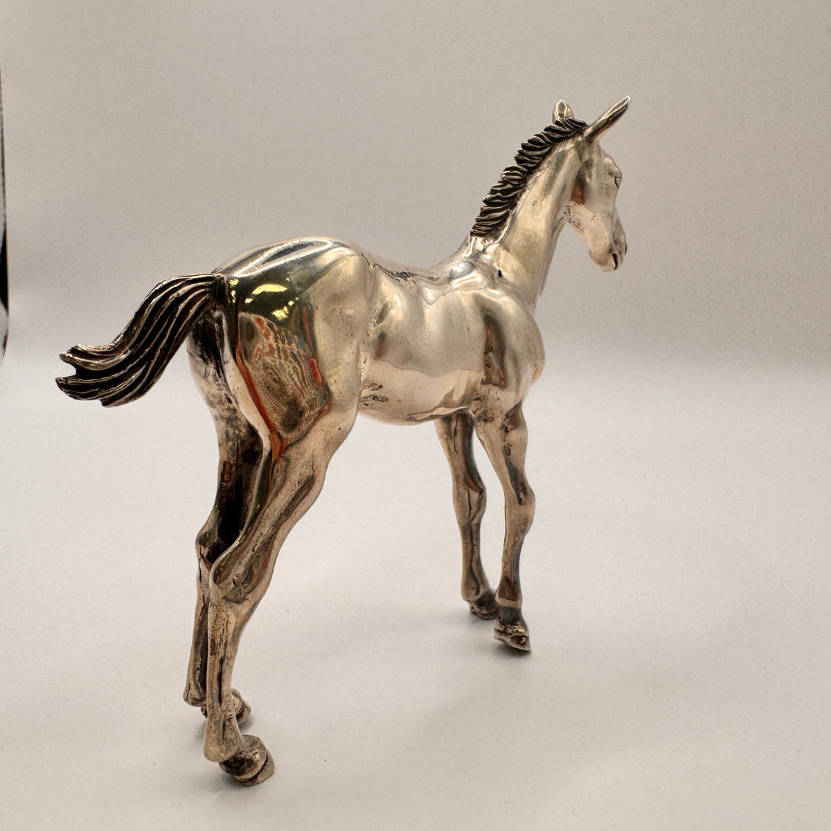 Sterling Silver White Foal Figurine – view 5