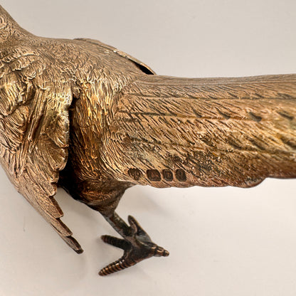 Sterling Silver White Pheasant Figurine – view 6