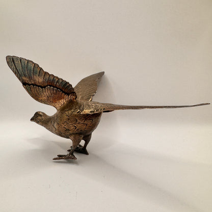 Sterling White Silver Pheasant Figurine – view 4