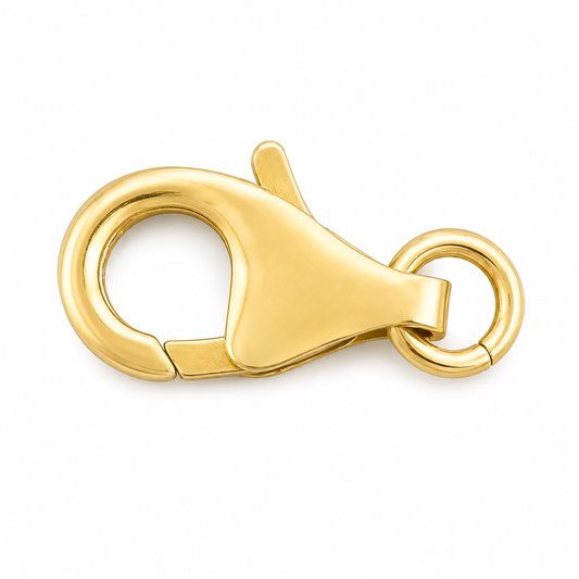 9ct Gold 10mm Lobster Trigger Fastener -  Includes Jump Ring